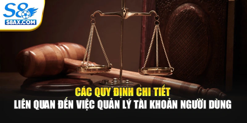 Các quy định chi tiết liên quan đến việc quản lý tài khoản người dùng