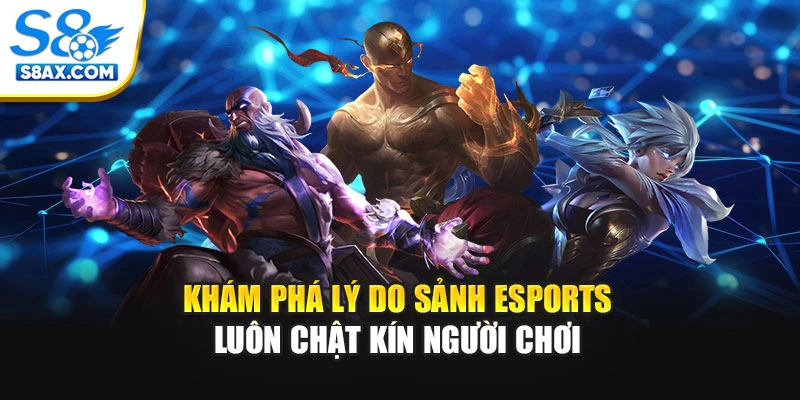 Khám phá lý do sảnh esports luôn chật kín người chơi