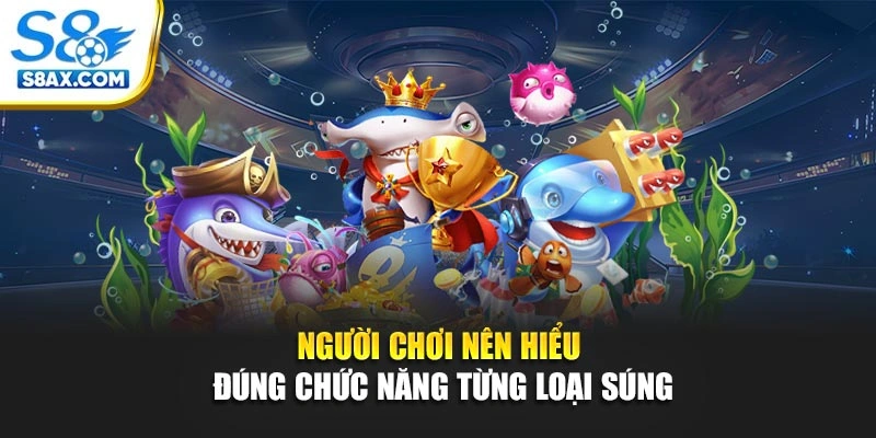 Người chơi nên hiểu đúng chức năng từng loại súng